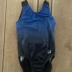 GK child’s medium leotard - blue black ombré - almost brand new
